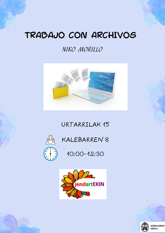 Charla: "Trabajar con archivos"