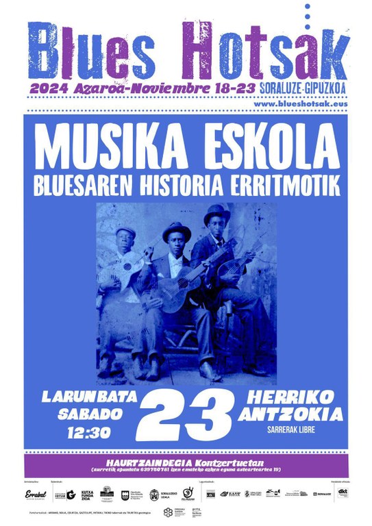 Concierto: "Bluesaren historia erritmotik"