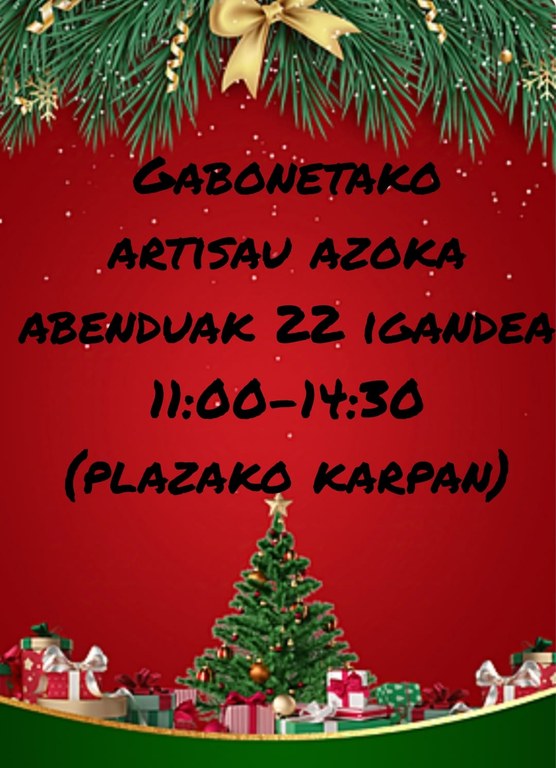 Feria de artesanía de Navidad