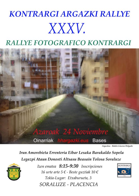 Fotografía: Kontrargi XXXV. Argazki Rallya