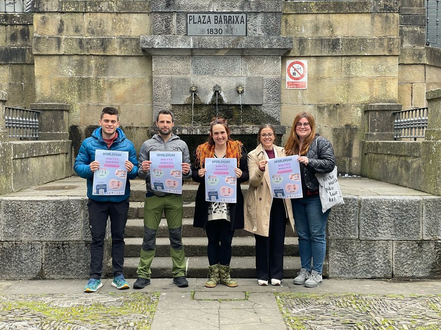 Durante las vacaciones de primavera se harán "Oporlekuak" para los niños y niñas de 4 a 12 años, a iniciativa del grupo de trabajo "Aisialdia elkarrekin"