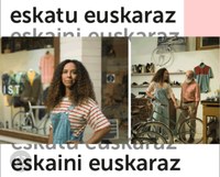 El Consistorio de Soraluze y la Asociación de Comerciantes Bizikale apoyan la campaña ‘Eskatu euskaraz, eskaini euskaraz’