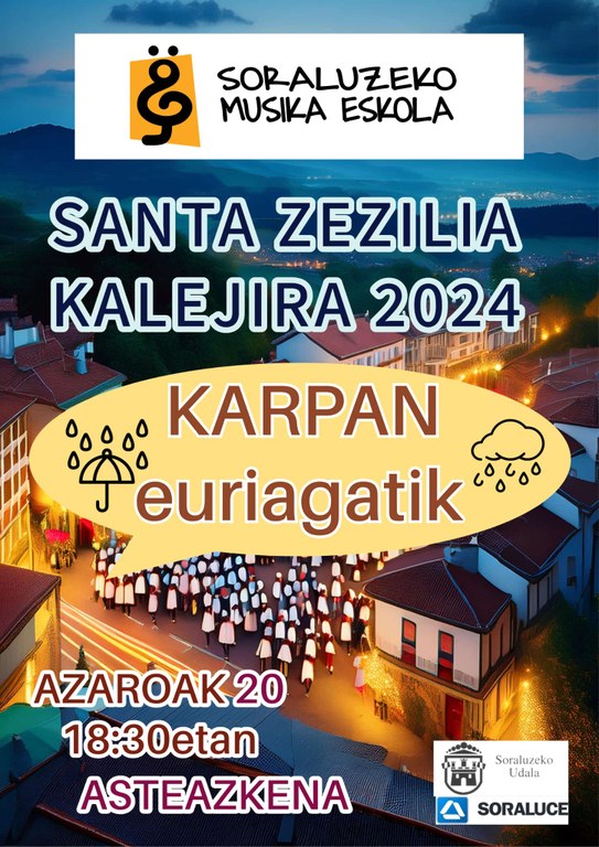 Santa Zezilia eguneko kalejira