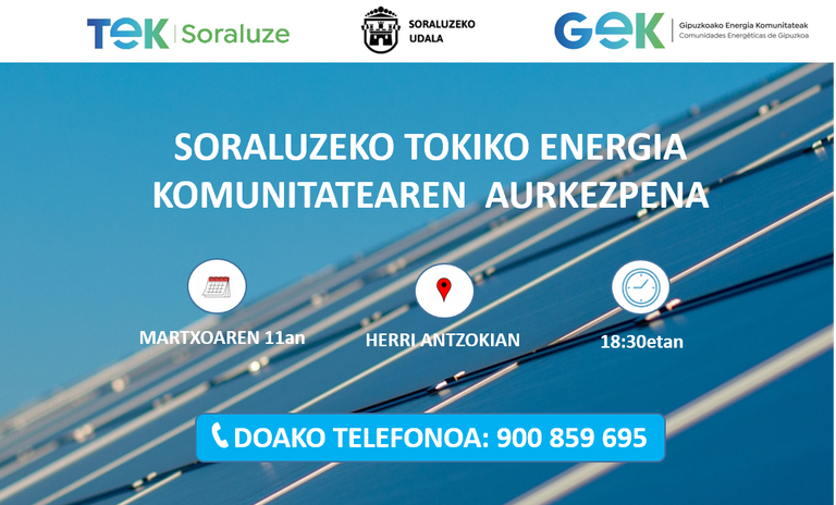 Tokiko Energia Komunitatearen aurkezpena