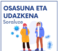 jendartEKIN proiektuaren baitan, udazken eta neguko gaixotasunei buruzko hitzaldi irekia aste honetan