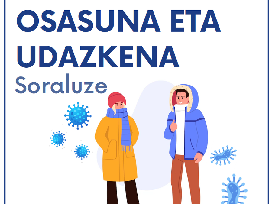 jendartEKIN proiektuaren baitan, udazken eta neguko gaixotasunei buruzko hitzaldi irekia aste honetan